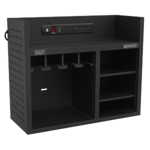 760mm Power Tool Storage Rack with Power Strip