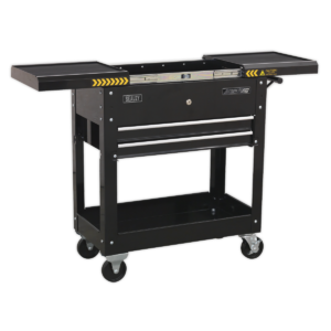 Mobile Tool & Parts Trolley - Black