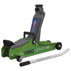 Low Profile Short Chassis Trolley Jack 2 Tonne - Green