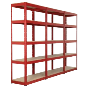Racking Unit with 5 Shelves 350kg Capacity Per Level - Set of 3