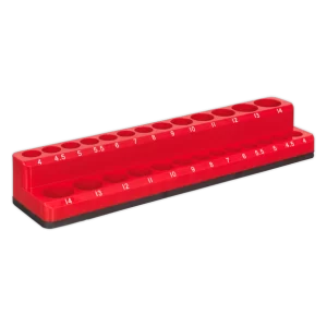 Premier Magnetic Socket Holder 1/4"Sq Drive Capacity 26 Sockets