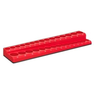 Premier Magnetic Socket Holder 3/8"Sq Drive Capacity 30 Sockets