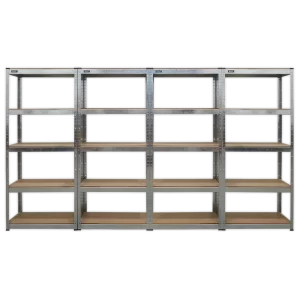 Racking Unit 5 Shelf 150kg Capacity Per Level - Set of 4
