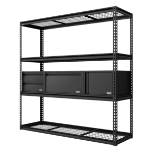 Heavy-Duty Modular Racking Kit with 3 Storage Units