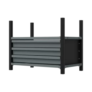 Modular Storage Mid Unit 3 Drawer & 1 Shelf 580mm