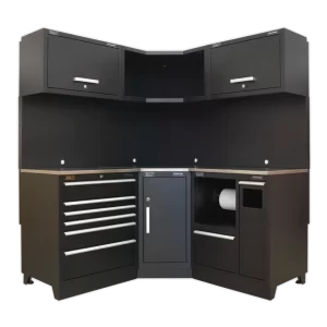 Premier™ Corner Storage System with Stainless Worktop 1.71m
