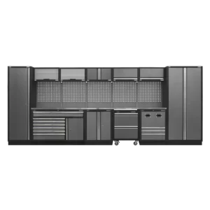 Superline PRO® Storage System with Stainless Steel Worktop 4.92m