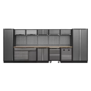 Superline PRO® Storage System with Pressed Wood Worktop 4.92m