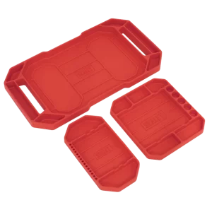 Non-Slip Flexible Tool Trays - Pack of 3