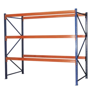 Heavy-Duty Racking Unit with 3 Beam Set 1000kg Capacity Per Level