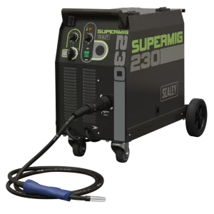 Professional Gas/Gasless MIG Welder with Binzel® Euro Torch 230A 230V
