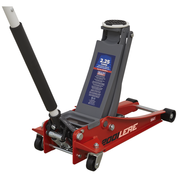 Low Profile Trolley Jack with Rocket Lift 2.25 Tonne - Red