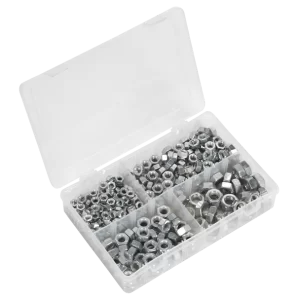 Steel Nut Assortment 1/4"-1/2"UNC 320pc