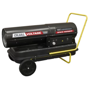 Dual Voltage Space Warmer® Kerosene/Diesel Heater with Wheels 185,000Btu/hr(55kW)