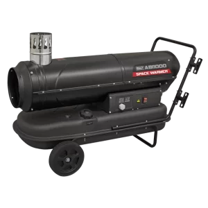 Space Warmer® Indirect Kerosene/Diesel Heater with Wheels 102,000Btu/hr