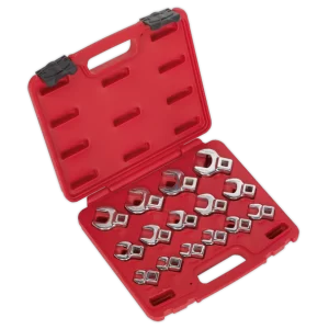 Premier Crow's Foot Open-End Spanner Set 3/8"Sq Drive 15pc