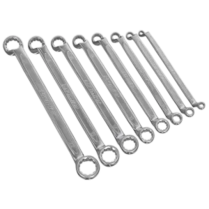 Premier Offset Double End Ring Spanner Set 8pc