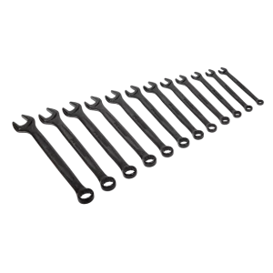Premier Black Combination Spanner Set 12pc