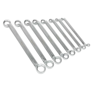 Premier Offset Double End Ring Spanner Set 8pc