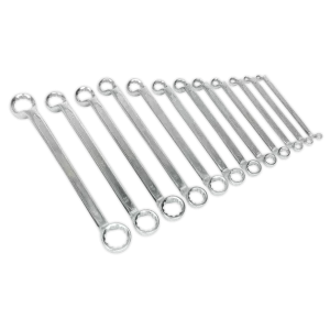 Premier Offset Double End Ring Spanner Set 12pc