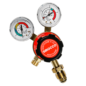 Sirocco Acetylene Regulator (2 Gauge - Bottom Entry)