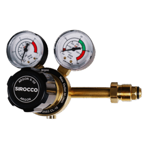 Sirocco Argon Regulator (2 Gauge - Side Entry)