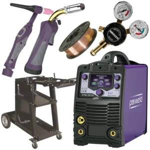 200A 3 in 1 Multi-Process Inverter Machine Package 2 with Trolley