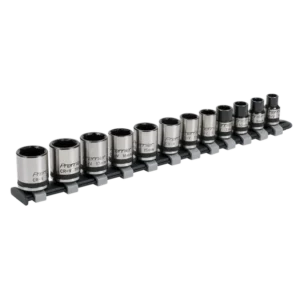 Premier Black Lock-On™ Socket Set 3/8"Sq Drive 12pc