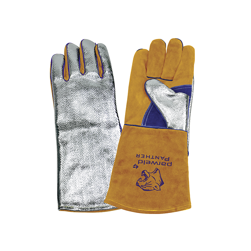 Panther Aluminised Gauntlets - Size 10