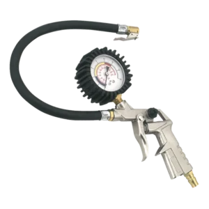 Tyre Inflator with Clip-On Connector
